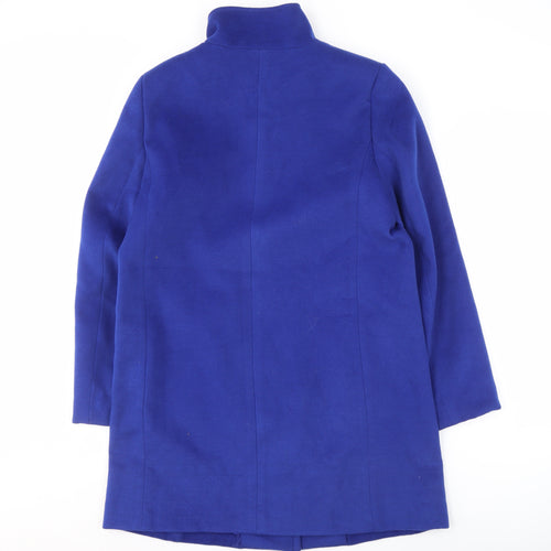 Lands' End Women's Blue Mid-Length Coat Size 12