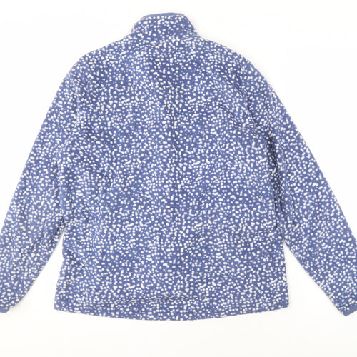 Marks and Spencer Women's Blue Fleece Jacket, Size 16