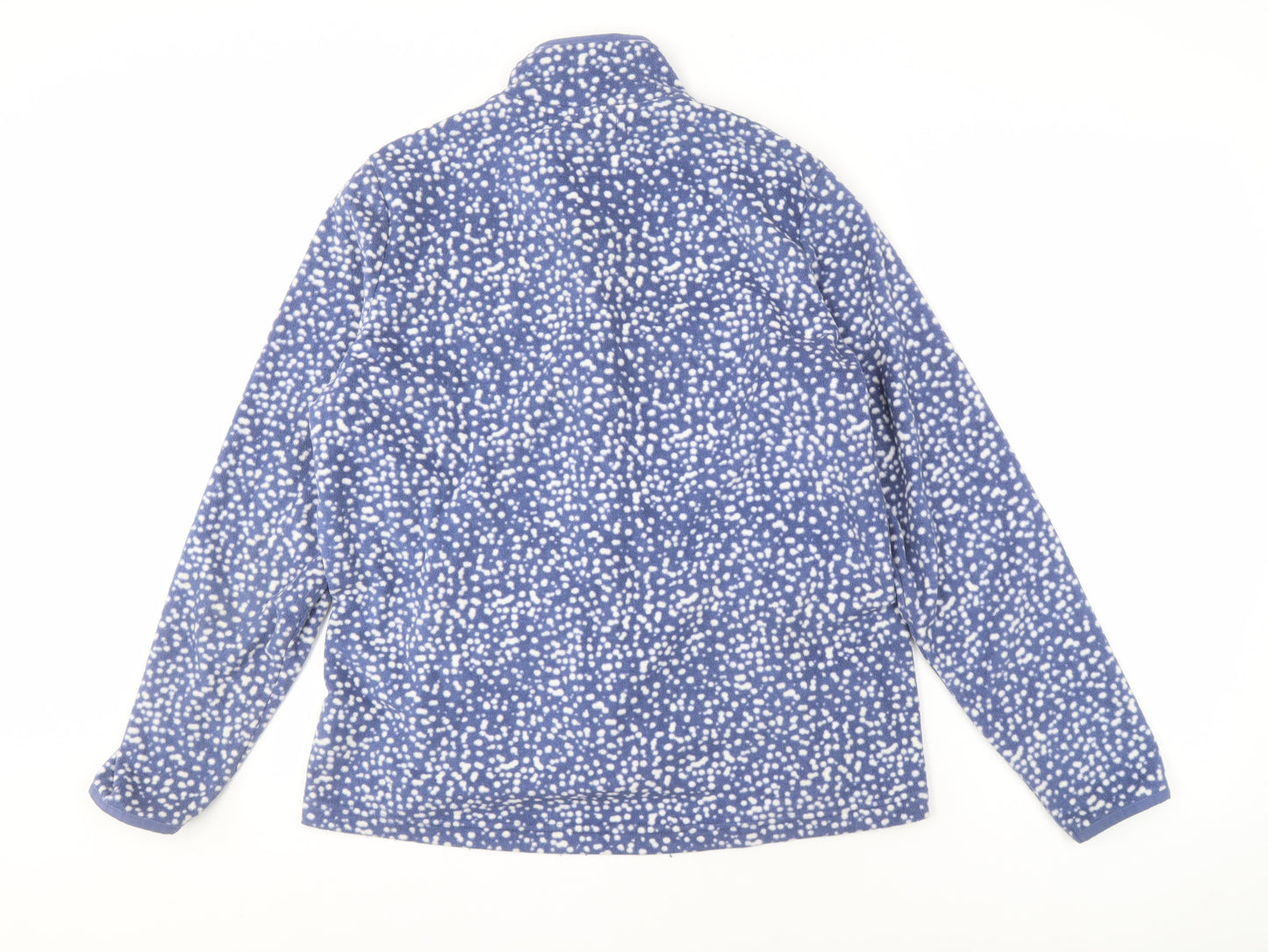 Marks and Spencer Women's Blue Fleece Jacket, Size 16
