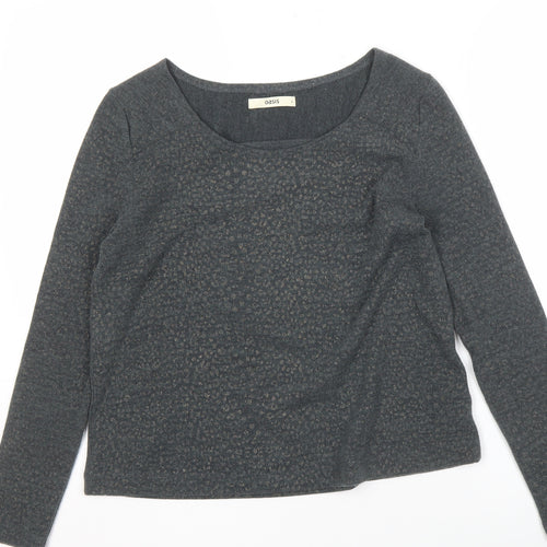 Oasis Women's Grey Pullover Jumper, Size S