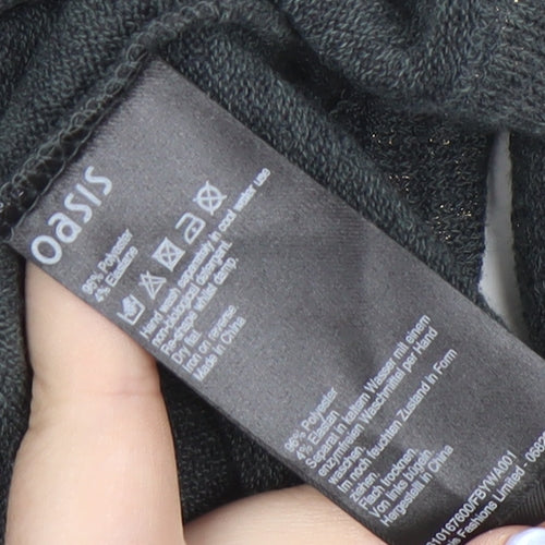 Oasis Women's Grey Pullover Jumper, Size S