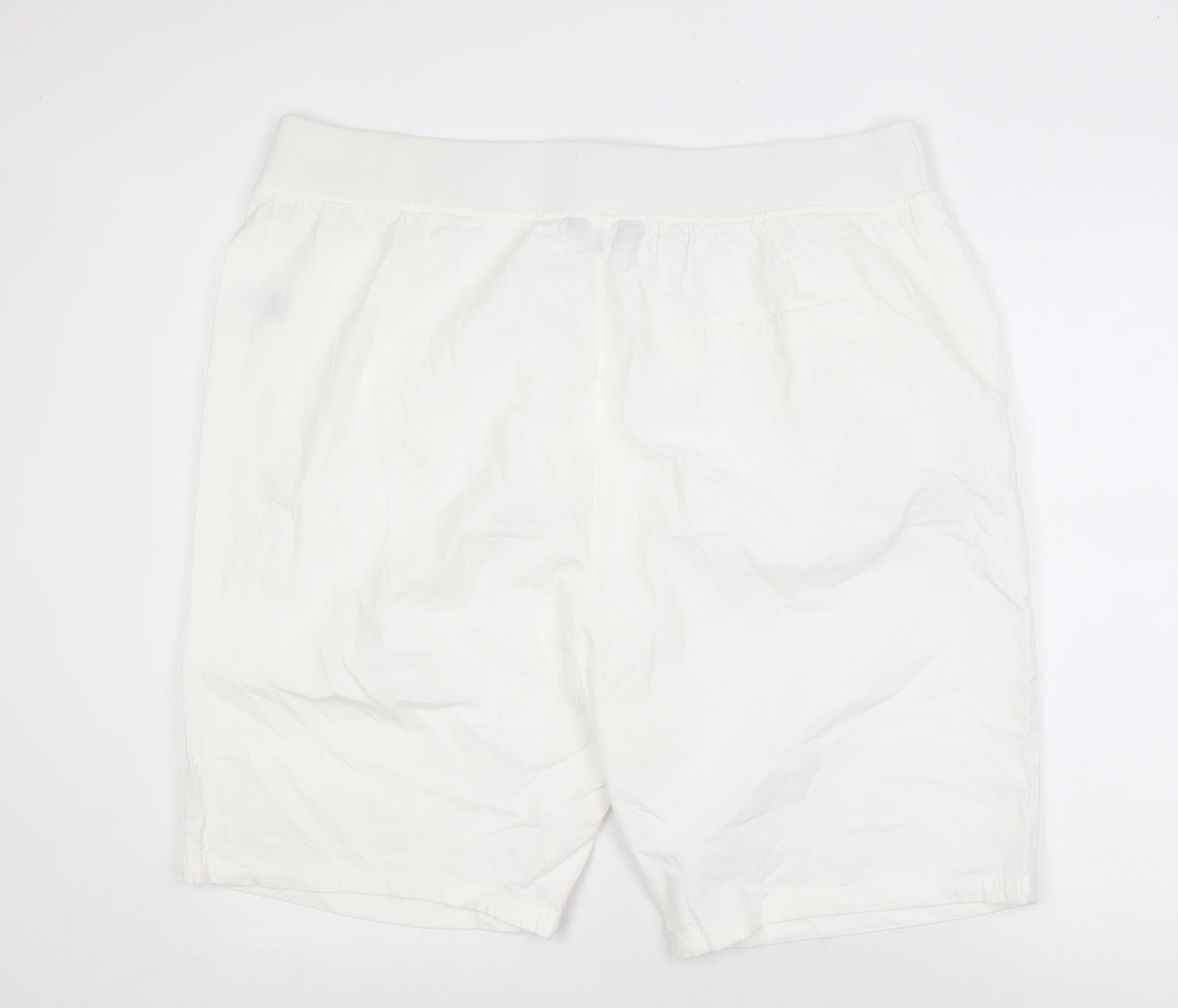 Yours Women’s White Cotton Shorts Size 22-24 Plus