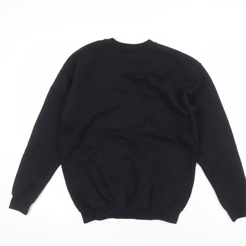 Disney Unisex Kids Black L Mickey Mouse Christmas Sweatshirt