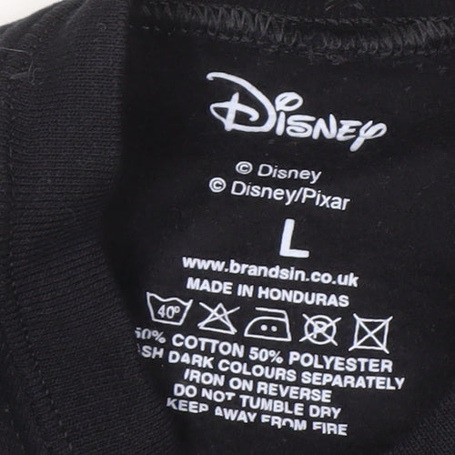 Disney Unisex Kids Black L Mickey Mouse Christmas Sweatshirt