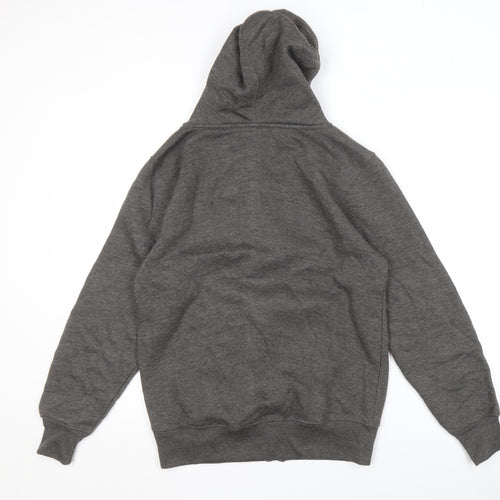 British-Eagle Men's Grey Full Zip Hoodie S
