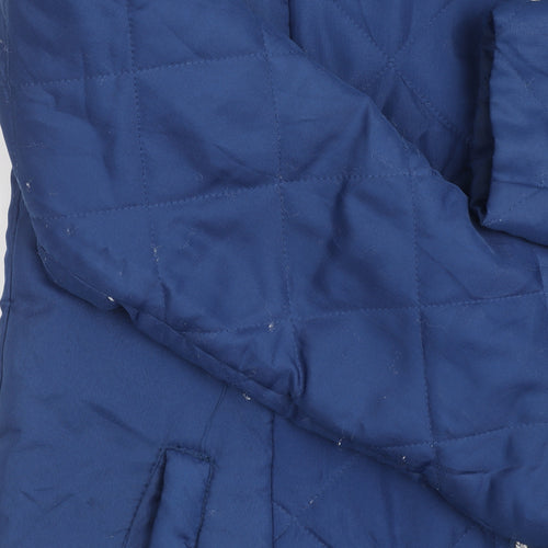 Casual Club Women's Blue Puffer Jacket S