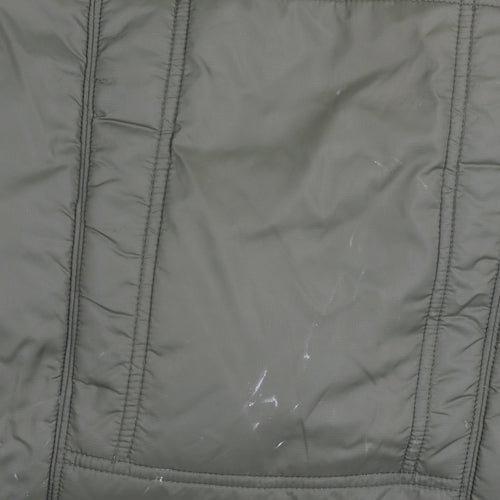 ETAGE Women's Green Mid-Length Puffer Jacket Size 10