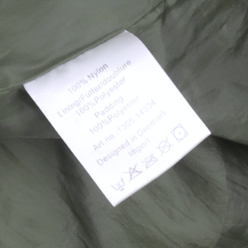ETAGE Women's Green Mid-Length Puffer Jacket Size 10