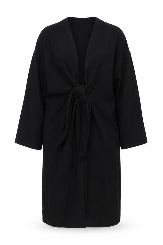 Zara Black 3/4 Sleeve Dress for Women S-M