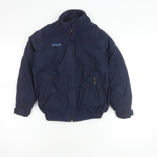 Toggi Boys Blue Basic Jacket L with Logo Accents