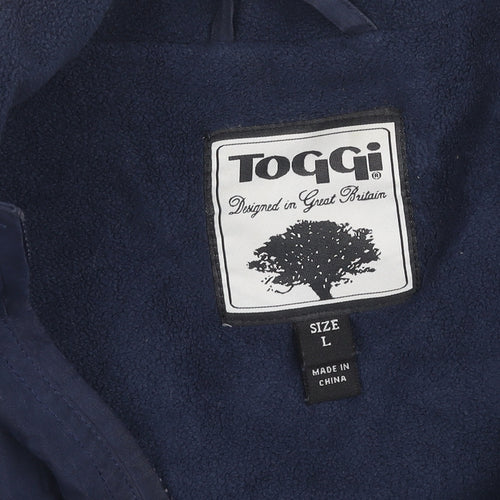 Toggi Boys Blue Basic Jacket L with Logo Accents