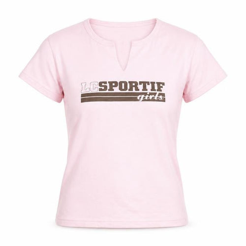 Le Coq Sportif Women's Pink T-Shirt Size 12 Casual Wear