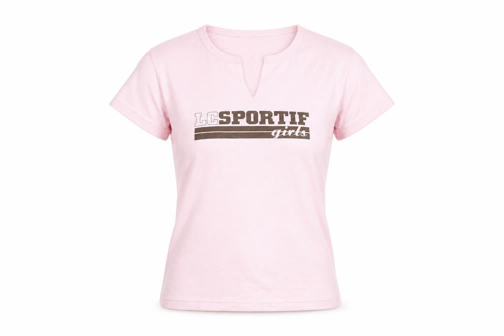 Le Coq Sportif Women's Pink T-Shirt Size 12 Casual Wear
