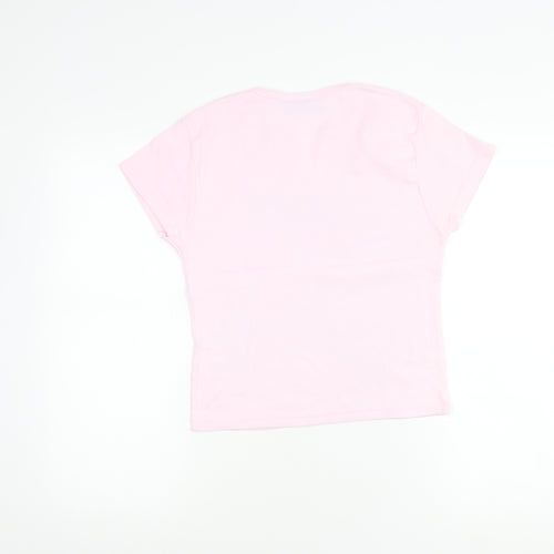 Le Coq Sportif Women's Pink T-Shirt Size 12 Casual Wear