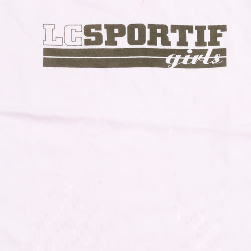 Le Coq Sportif Women's Pink T-Shirt Size 12 Casual Wear