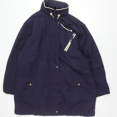 Havana Unisex Blue Jacket M Plaid Polyester Cotton Casual