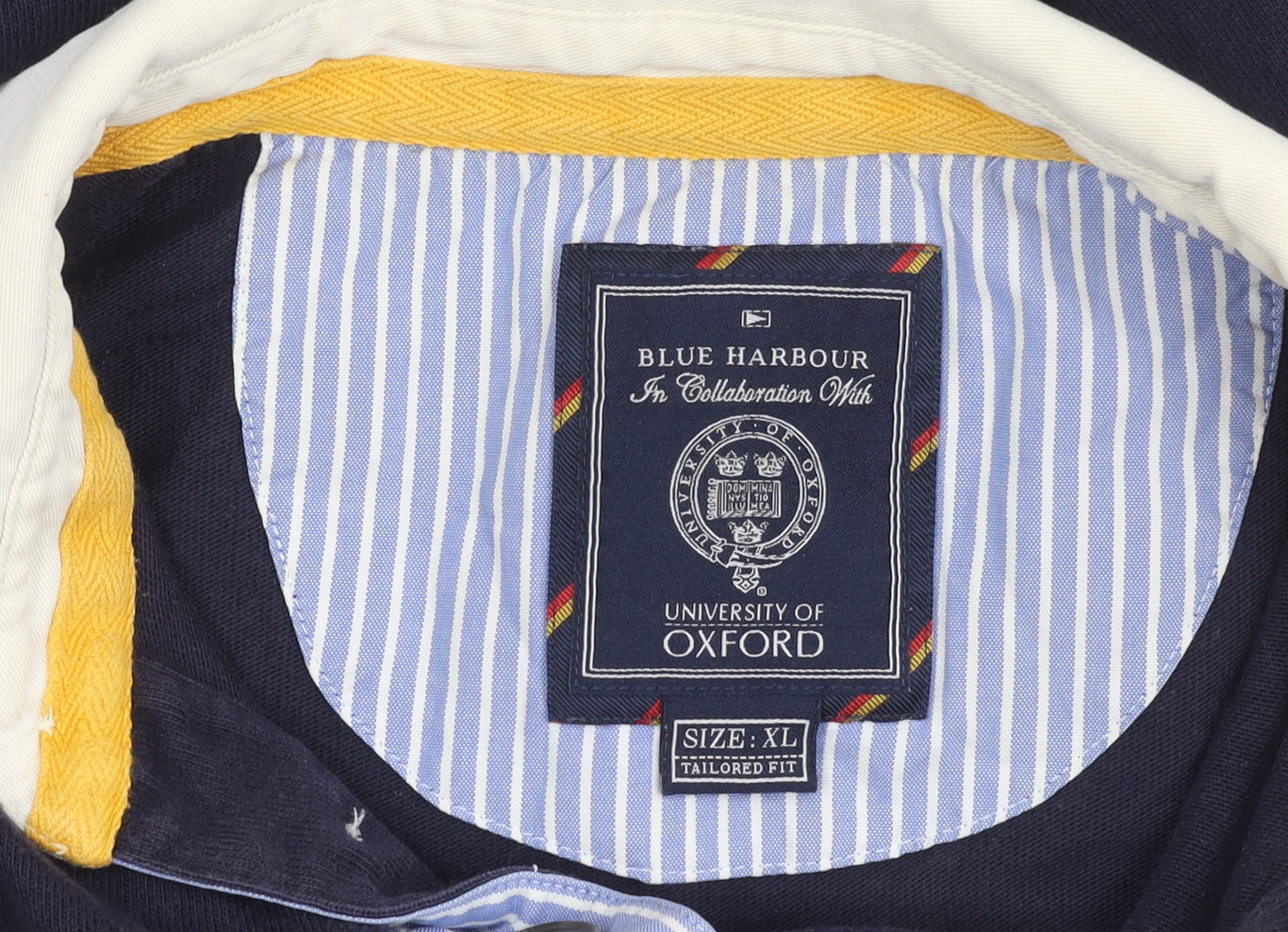 M&S Men's Blue XL Polo with Long Sleeves