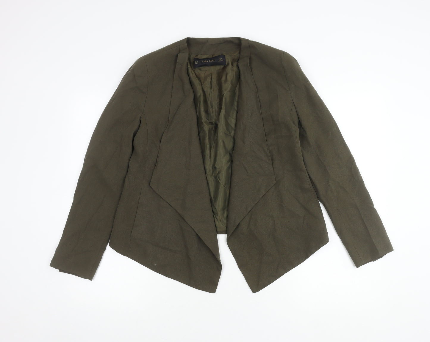 Zara Basic Women's Green Blazer M - Casual & Workwear