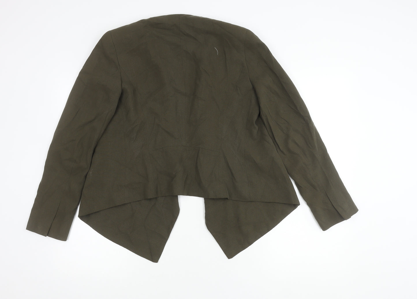 Zara Basic Women's Green Blazer M - Casual & Workwear