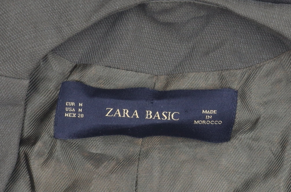 Zara Basic Women's Green Blazer M - Casual & Workwear
