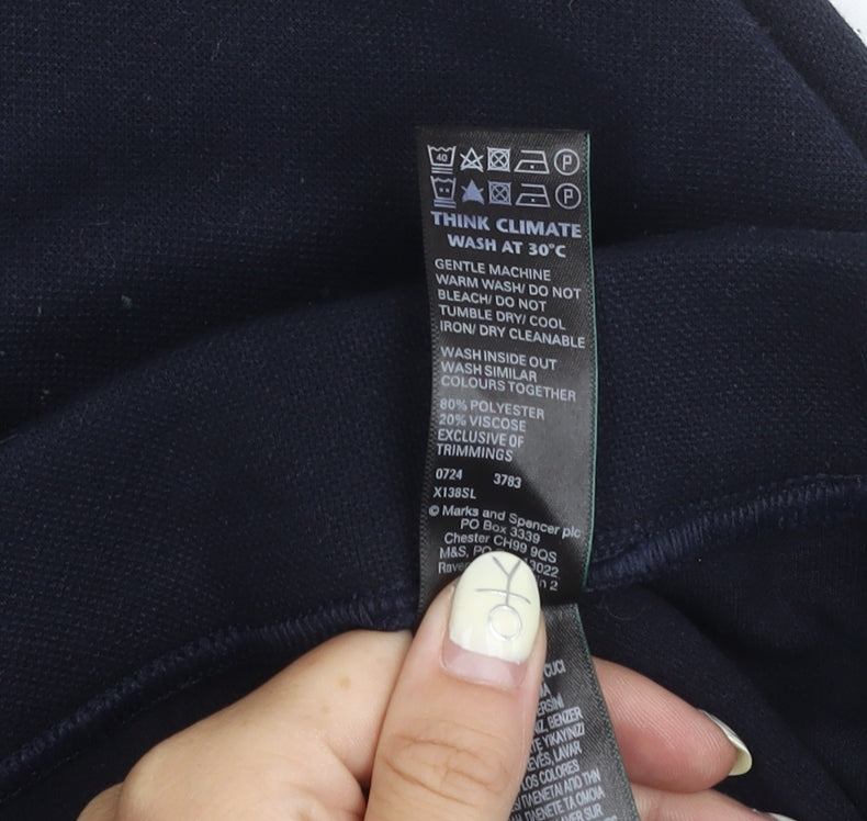 Marks and Spencer Women's Black Trousers Size 14