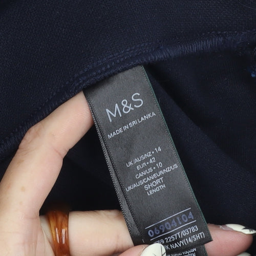 Marks and Spencer Women's Black Trousers Size 14