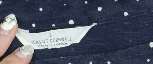 Seasalt Cornwall Women's Blue Polka Dot Dress Size 16
