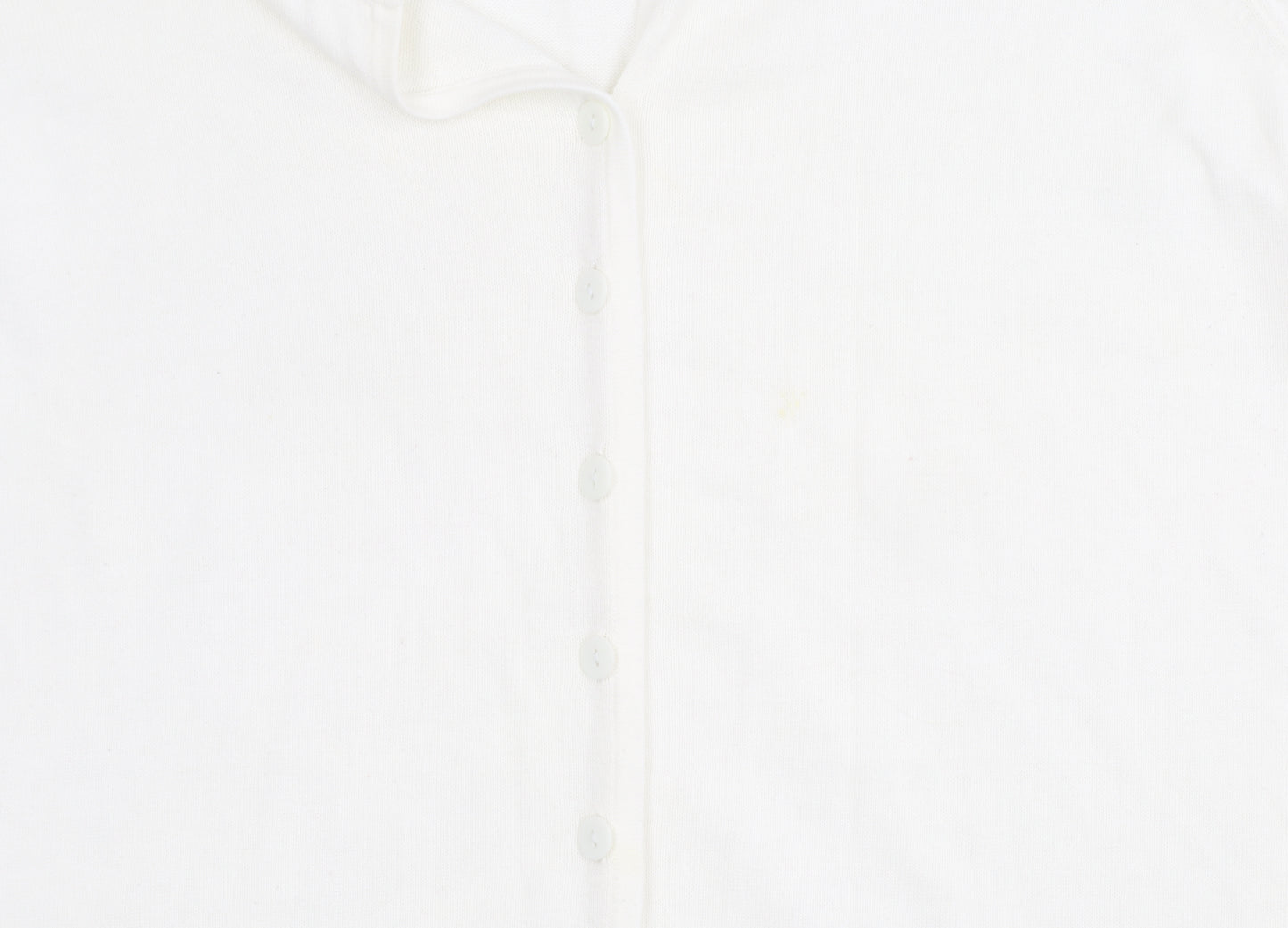 Ann Harvey Women's White Button-Up Top Size 20