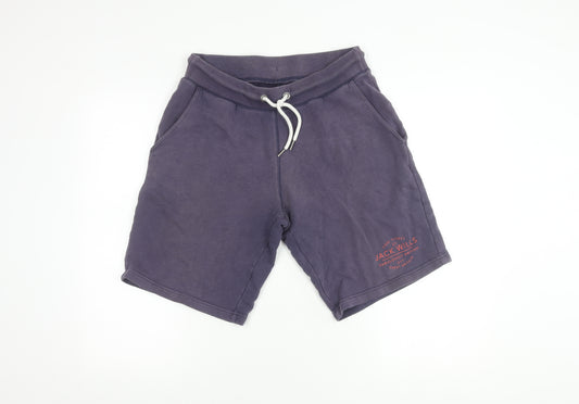 Jack Wills Men's XS Purple Sweat Shorts