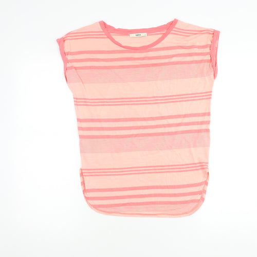 Oasis Women's Pink Striped Sleeveless Top XS