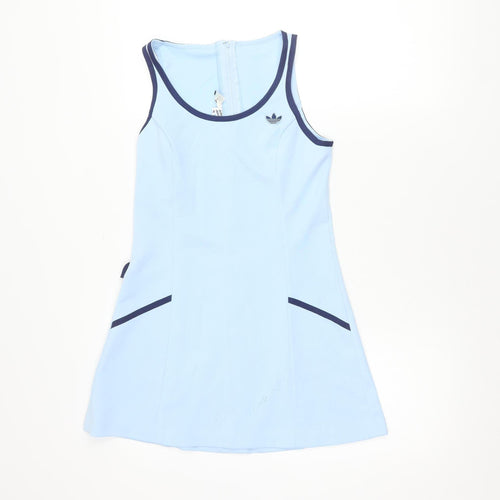 Adidas Women's Blue Shift Dress Size 6 Sleeveless