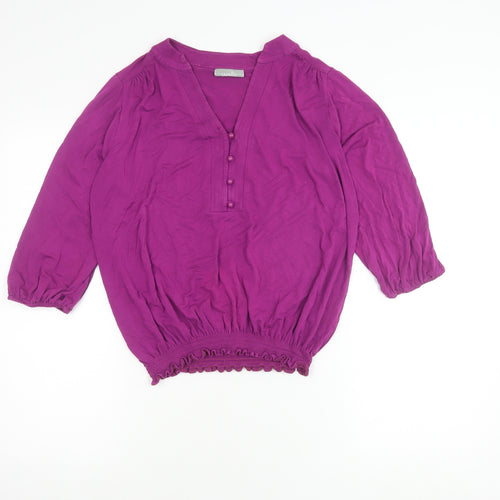Wallis Women's Purple Stretch Blouse, Small