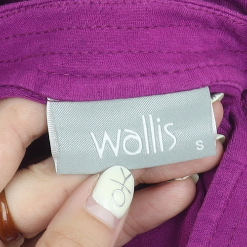Wallis Women's Purple Stretch Blouse, Small