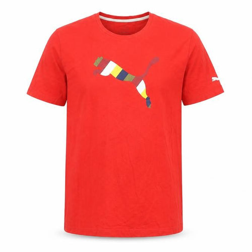 Puma Men's Red Sports T-Shirt L