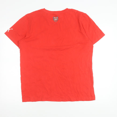 Puma Men's Red Sports T-Shirt L