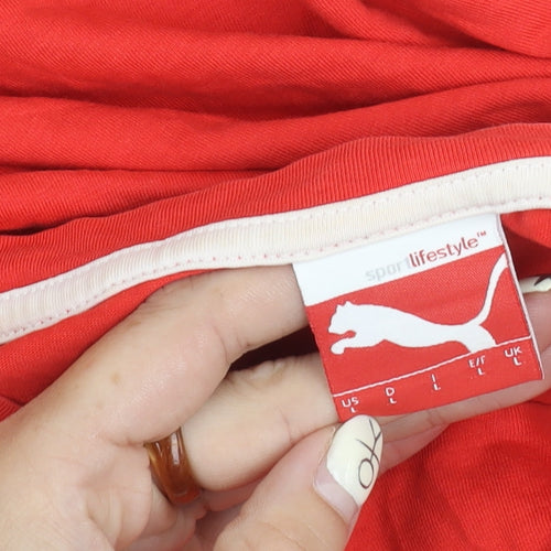 Puma Men's Red Sports T-Shirt L