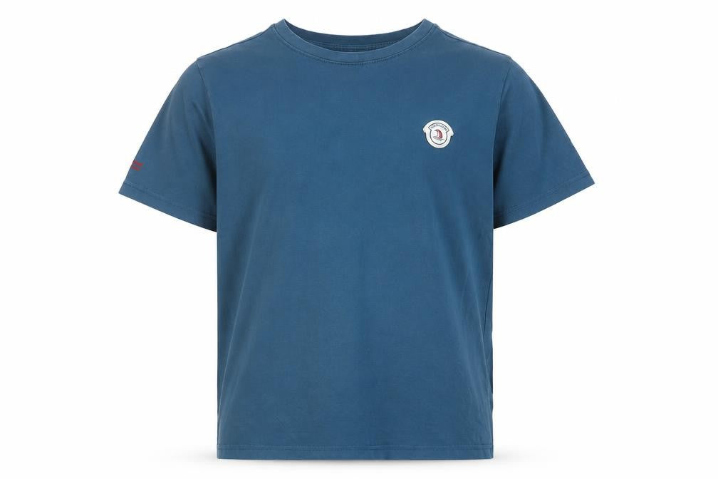 Front view of Nordland boys’ blue regular t-shirt 11-12 years