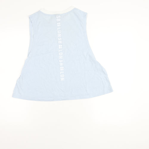 Sweaty Betty Women's Blue Sleeveless Tank Top L