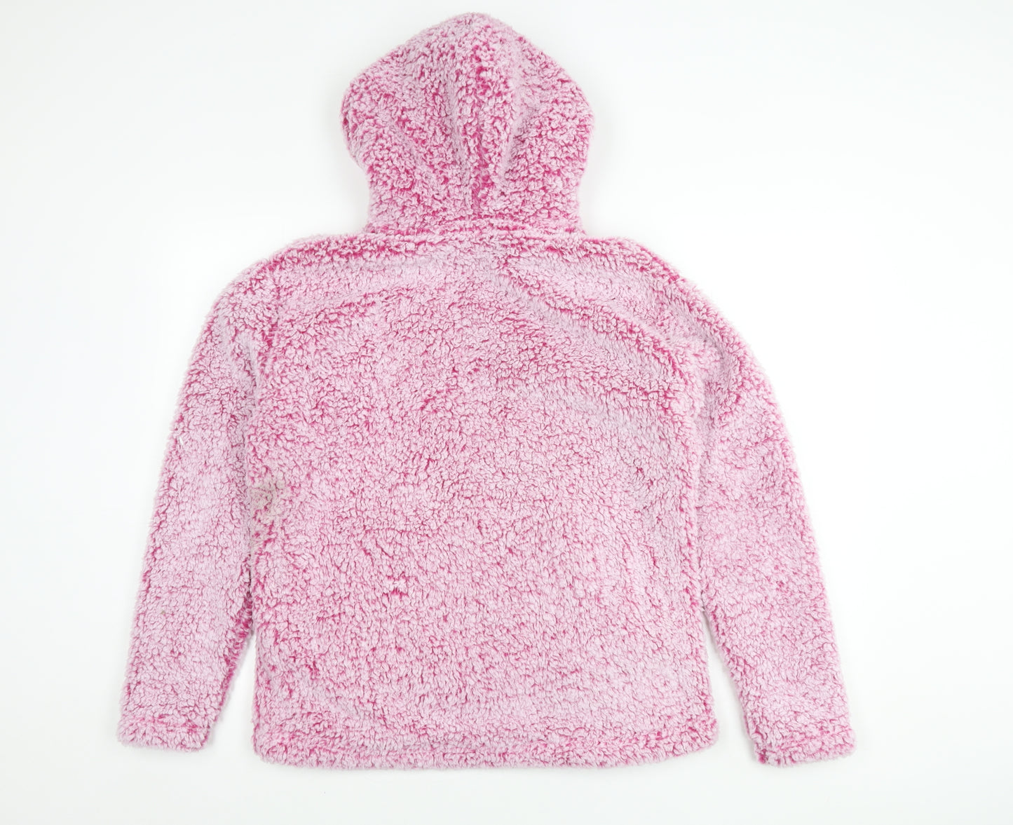 Weird Fish Women's Pink Fleece Hoodie Size 14