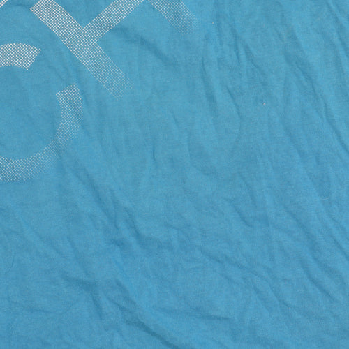 Crosshatch Men's Blue Graphic Print T-Shirt 2XL