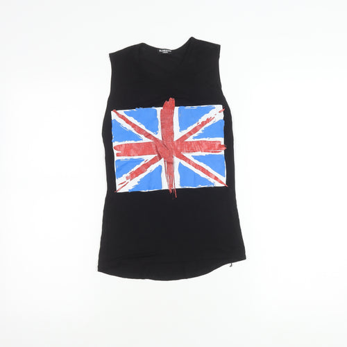 Blossom London Teens Black Tank UK Size 10 Casual Summer