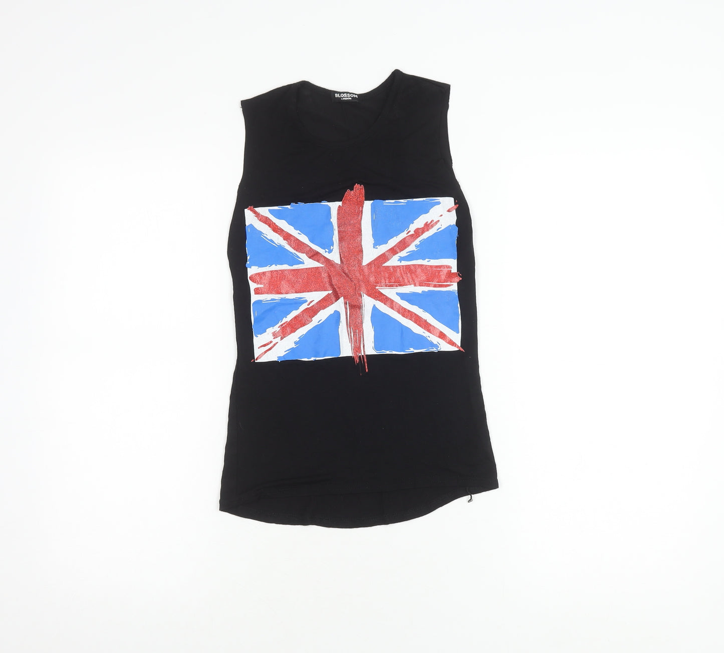 Blossom London Teens Black Tank UK Size 10 Casual Summer