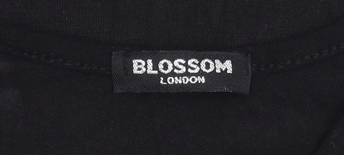 Blossom London Teens Black Tank UK Size 10 Casual Summer