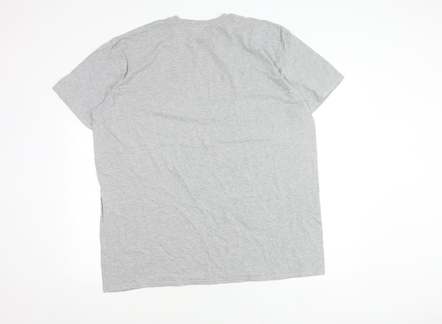 NASA Men's Grey Graphic Print 2XL T-Shirt