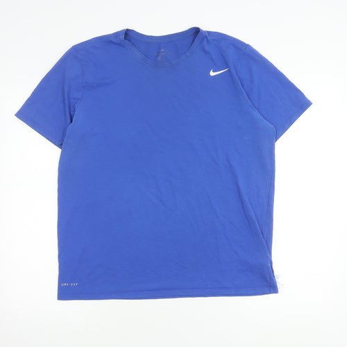 Nike Men's Blue Short Sleeve Athletic T-Shirt M