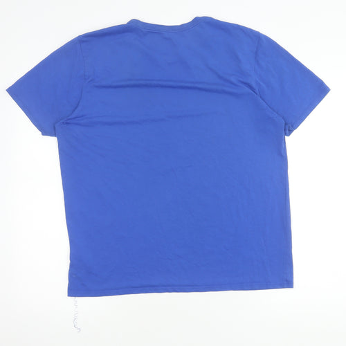 Nike Men's Blue Short Sleeve Athletic T-Shirt M