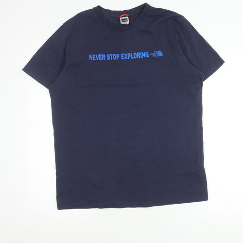 The North Face Men’s Blue Crew Neck T-Shirt, Size L