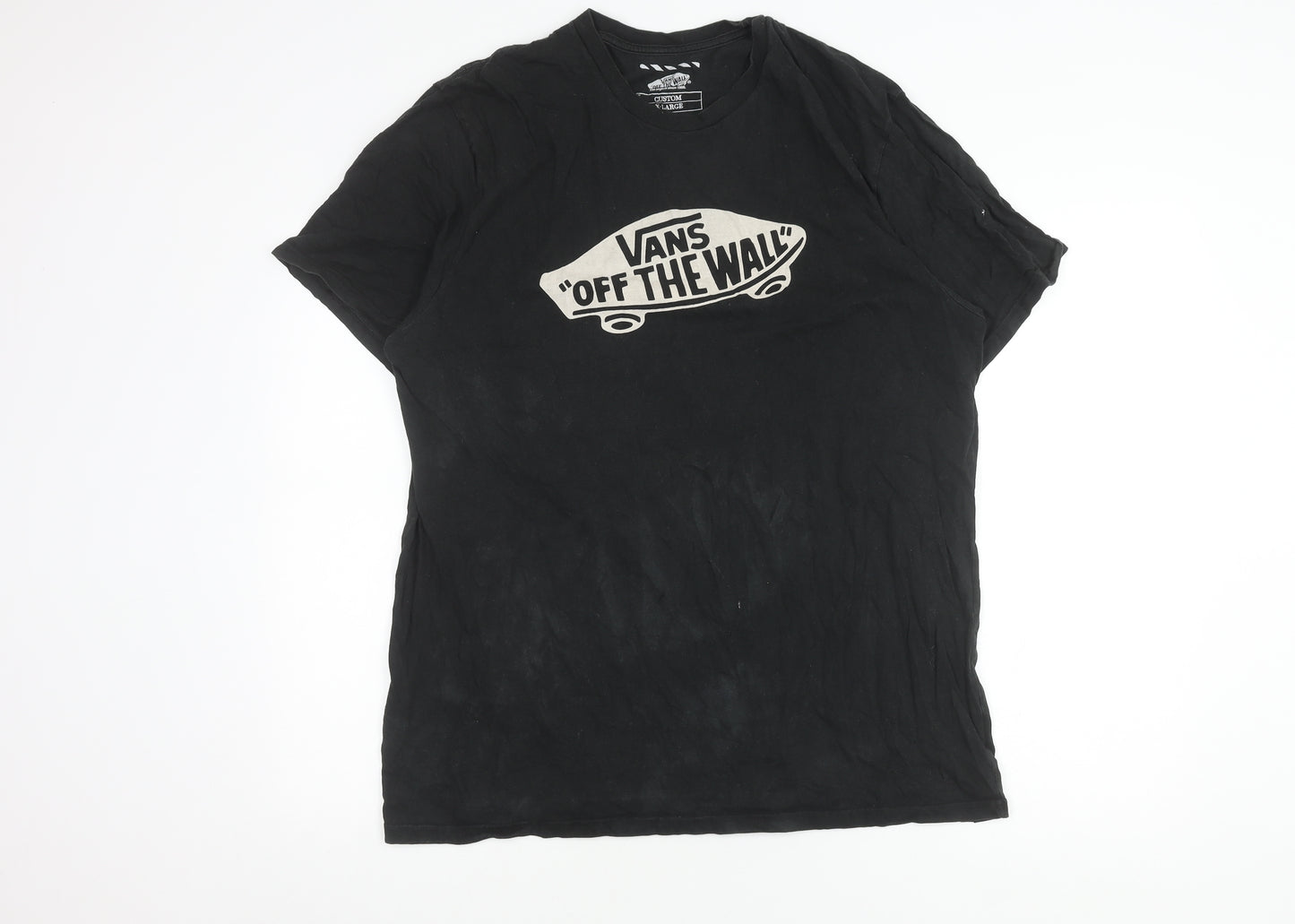 Vans Men's Black XL Cotton T-Shirt