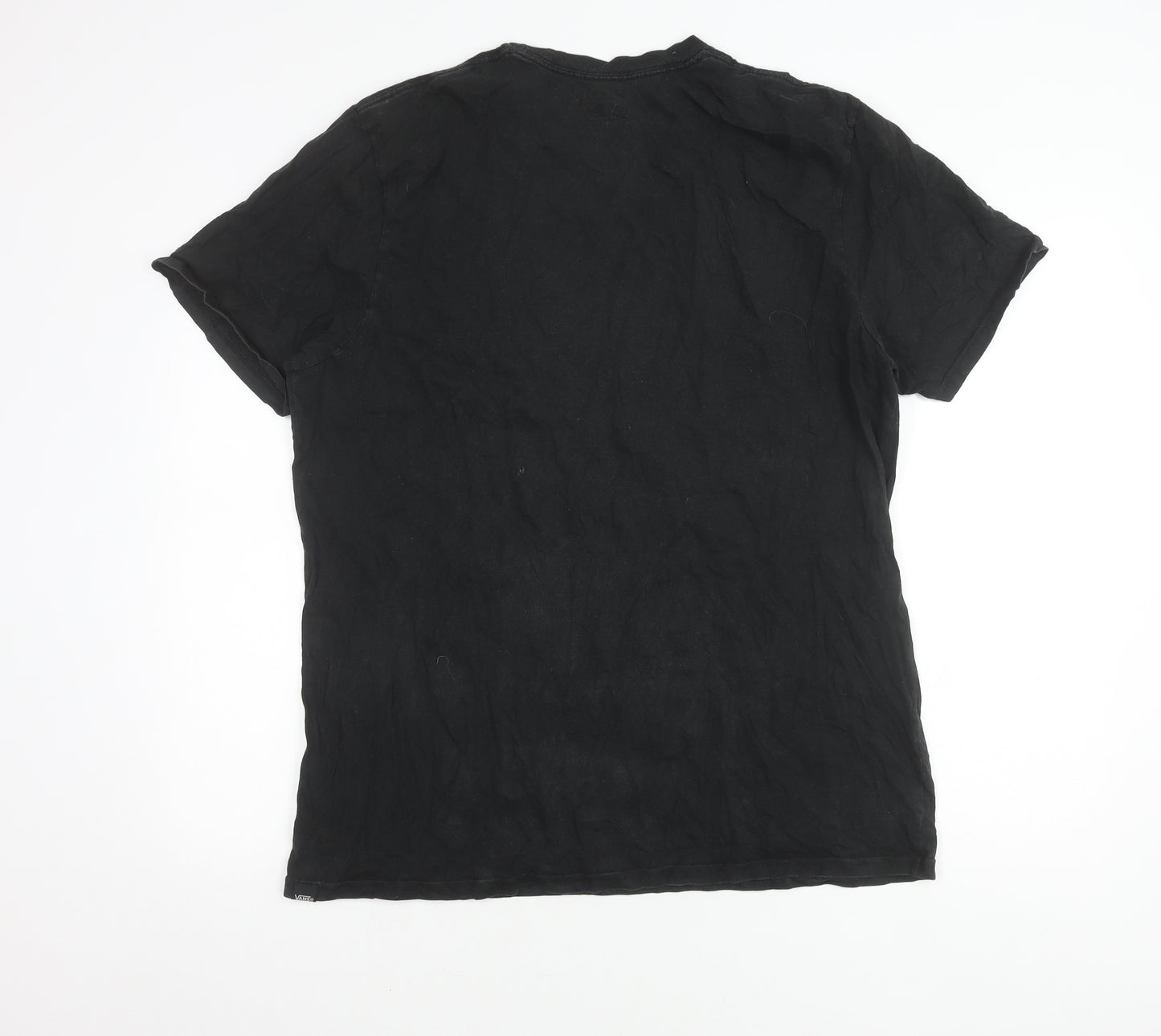 Vans Men's Black XL Cotton T-Shirt