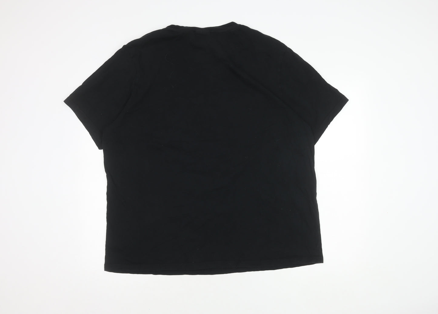 Barbie Unisex Black 3XL Relaxed Fit T-Shirt